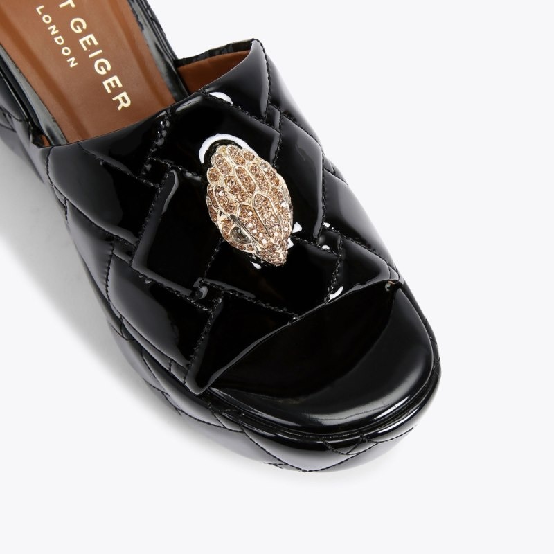 Kurt Geiger Kensington Wedge Negrii | PZPZ6426