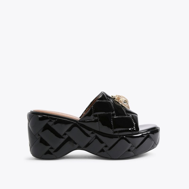 Kurt Geiger Kensington Wedge Negrii | PZPZ6426