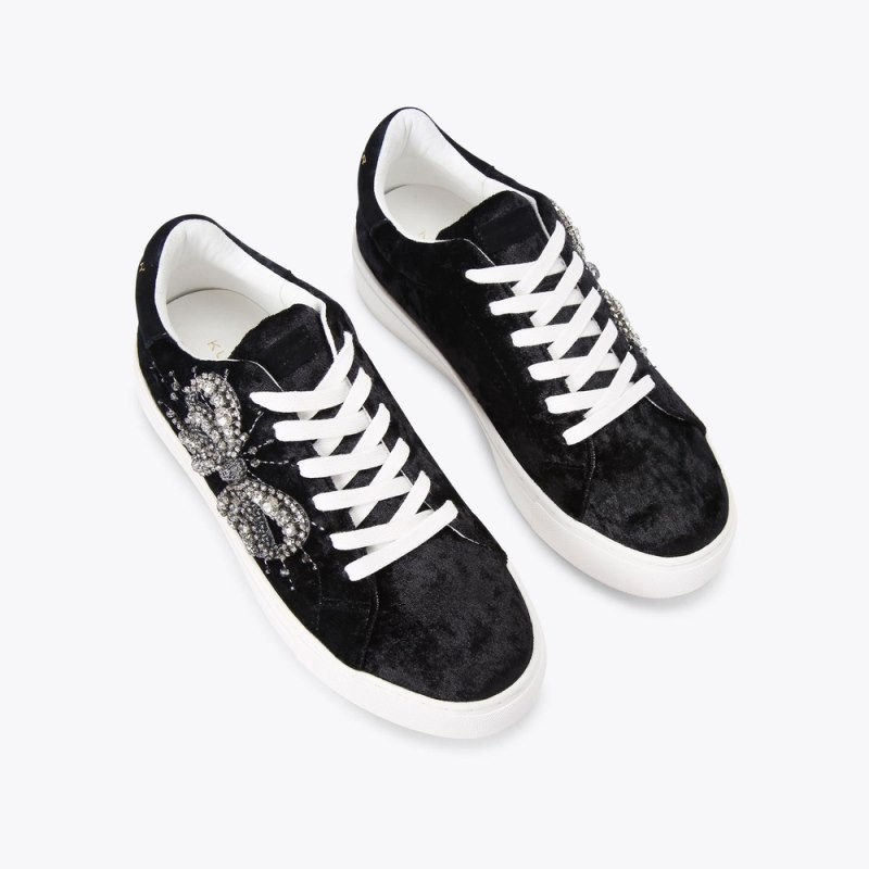 Kurt Geiger Laney Bow Negrii | GHBN0498