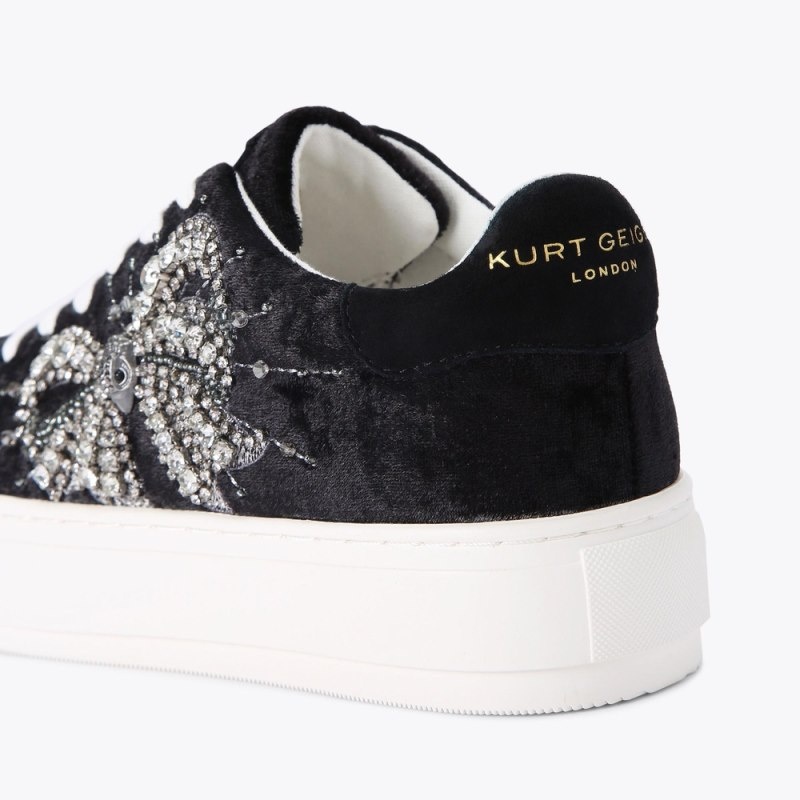 Kurt Geiger Laney Bow Negrii | GHBN0498