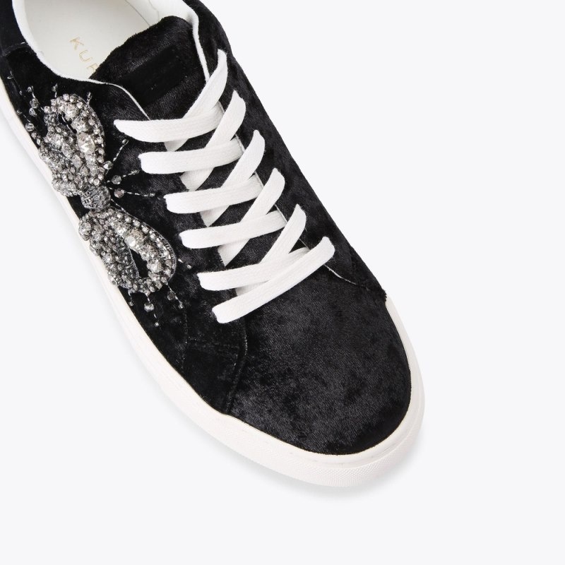 Kurt Geiger Laney Bow Negrii | GHBN0498