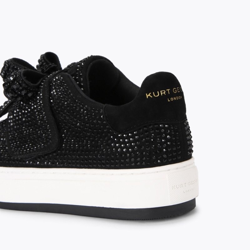 Kurt Geiger Laney Bow Slip On Negrii | AOTV2452
