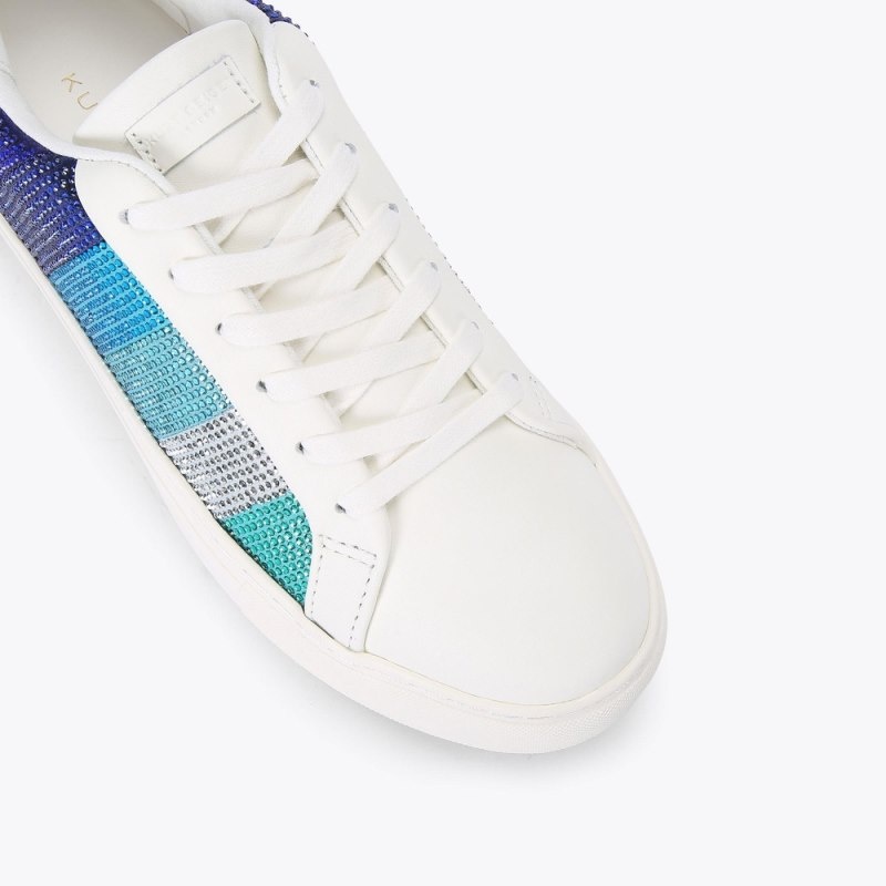 Kurt Geiger Laney Stripe Crystal Albastri | UOSP2175