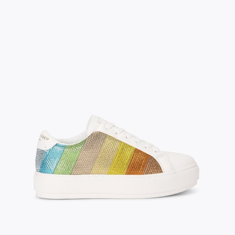 Kurt Geiger Laney Stripe Crystal Verzi | TVSS4080