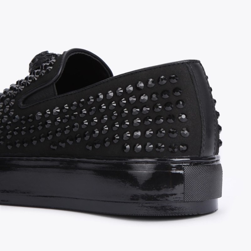 Kurt Geiger Laney Stud Slip-on Negrii | ZZMK5847