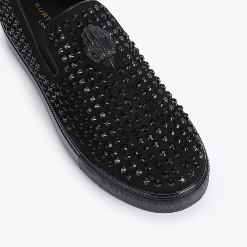 Kurt Geiger Laney Stud Slip-on Negrii | ZZMK5847