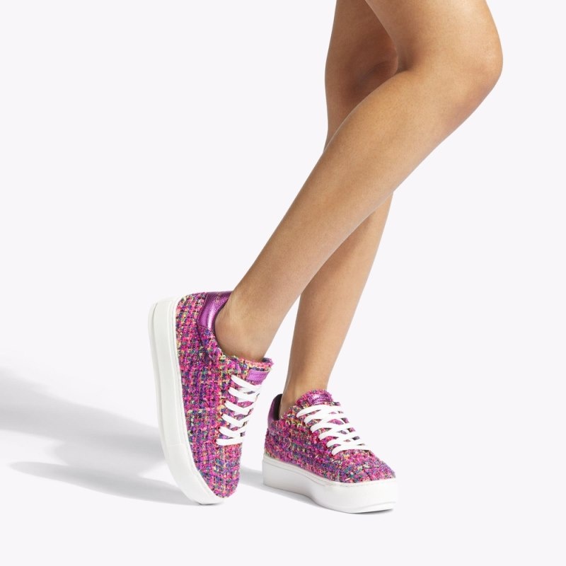 Kurt Geiger Laney Tweed Fushia | SNQE1266