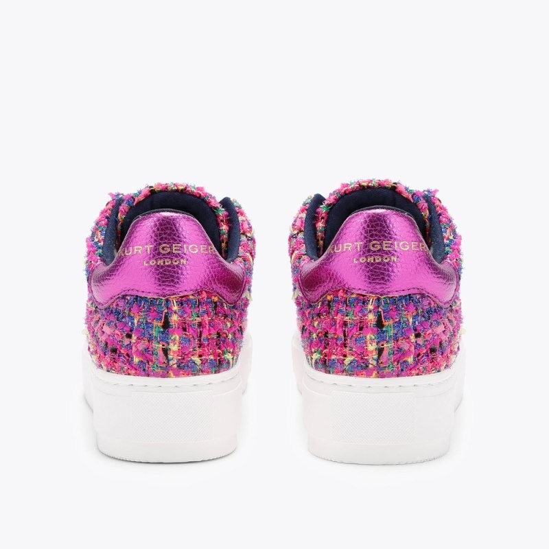 Kurt Geiger Laney Tweed Fushia | SNQE1266