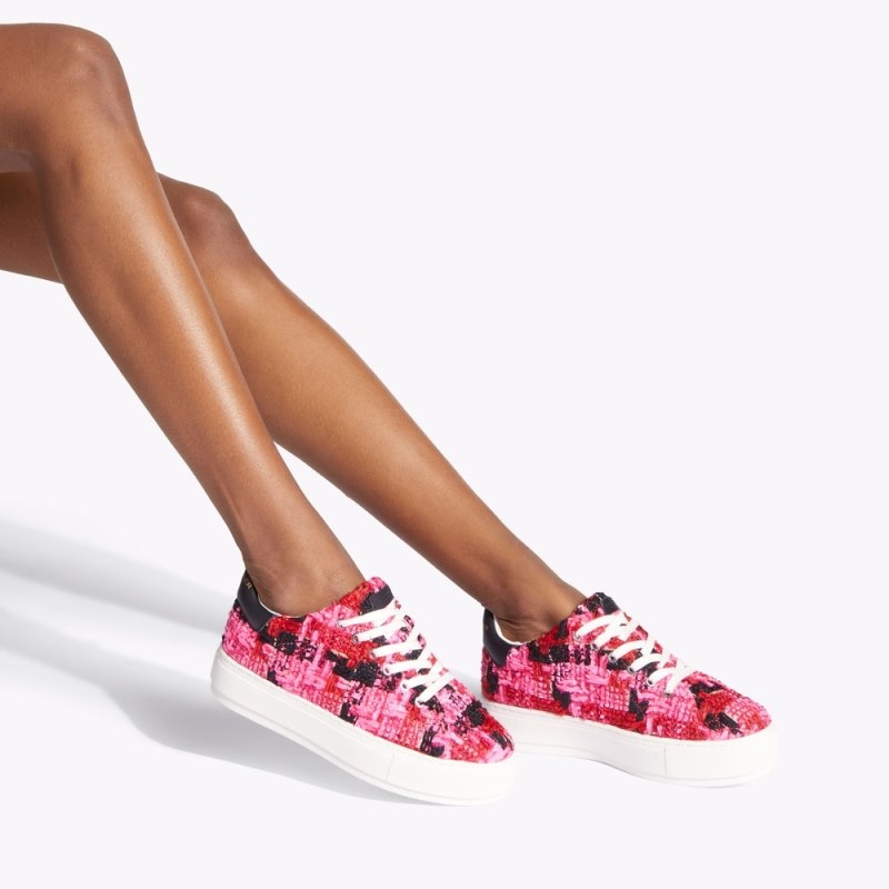 Kurt Geiger Laney Tweed Fushia | WGEG3417