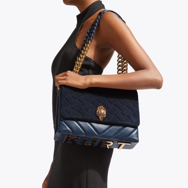 Kurt Geiger Large Kurt Kensington Albastri Inchis | TYYB4682