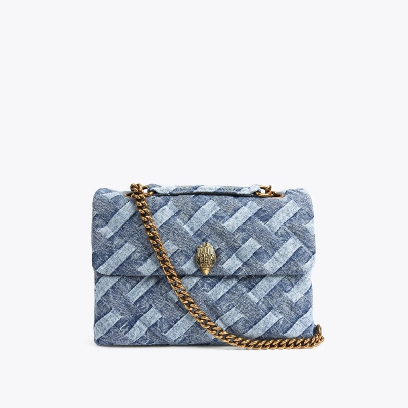 Kurt Geiger Large Soft Kensington Denim | ICFU3399