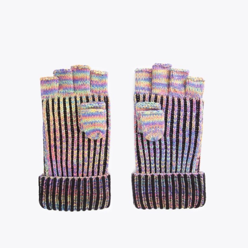 Kurt Geiger Marled Mitten Negrii | FYRO6399