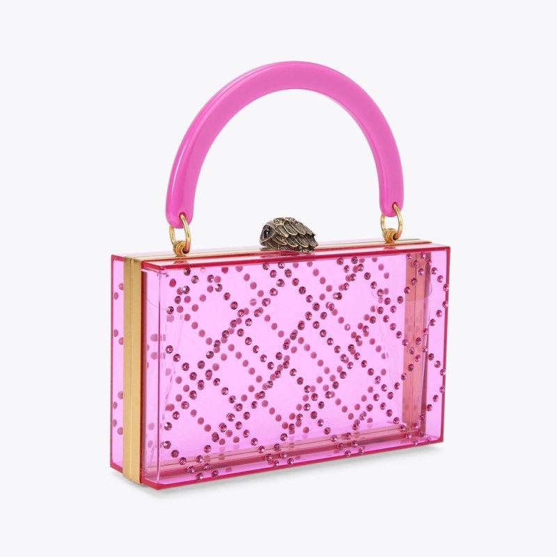 Kurt Geiger Matlasat Box Fushia | HUGJ6150