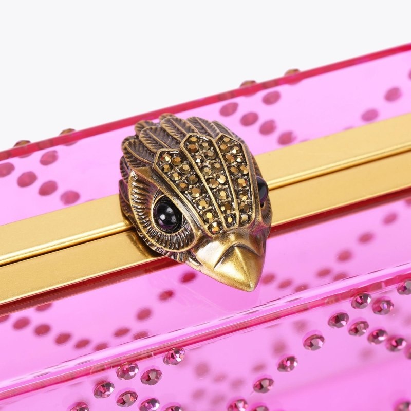 Kurt Geiger Matlasat Box Fushia | HUGJ6150