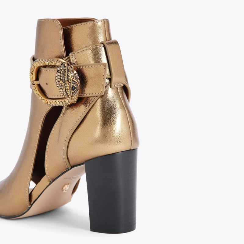 Kurt Geiger Mayfair Peep Bombeu Bronze | AJIM3886