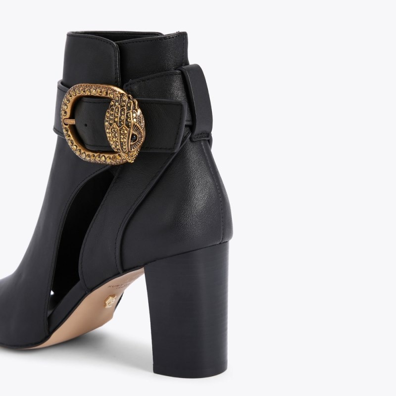 Kurt Geiger Mayfair Peep Bombeu Negrii | ZISC1106