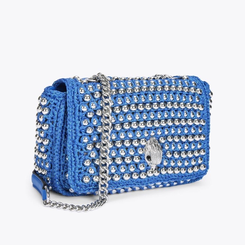 Kurt Geiger Medium Crochet Kensington Albastri | UGZZ5062