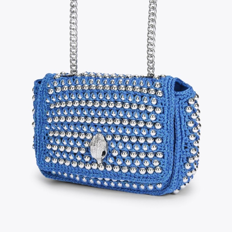 Kurt Geiger Medium Crochet Kensington Albastri | UGZZ5062