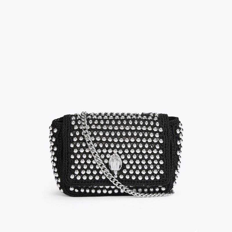 Kurt Geiger Medium Crochet Kensington Negrii | RKVS9081