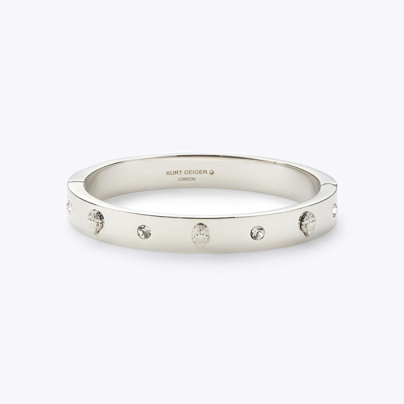 Kurt Geiger Metal Eagle Bangle Argintii | NICH4464