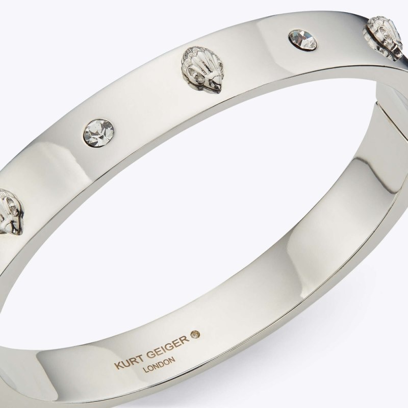 Kurt Geiger Metal Eagle Bangle Argintii | NICH4464