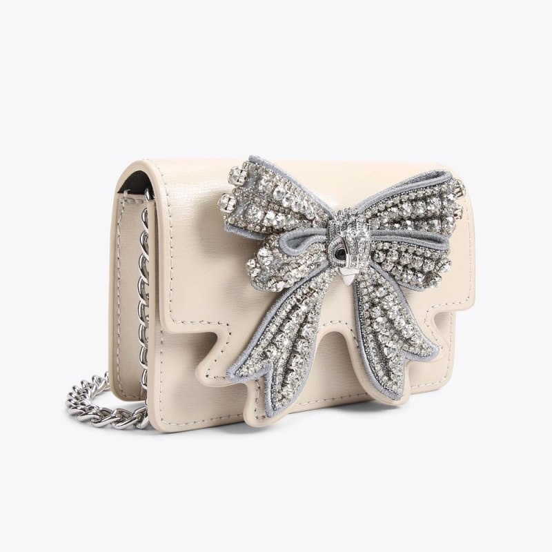 Kurt Geiger Micro Bow Shoreditch Bone | DMXT8487