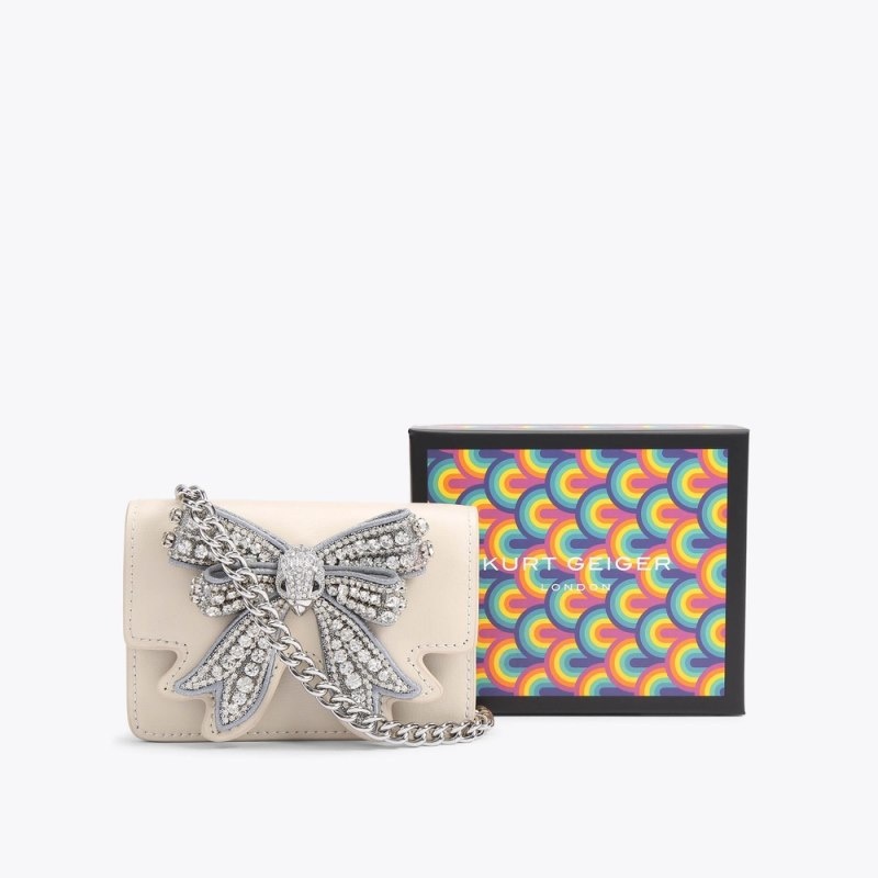 Kurt Geiger Micro Bow Shoreditch Bone | YNXC4052