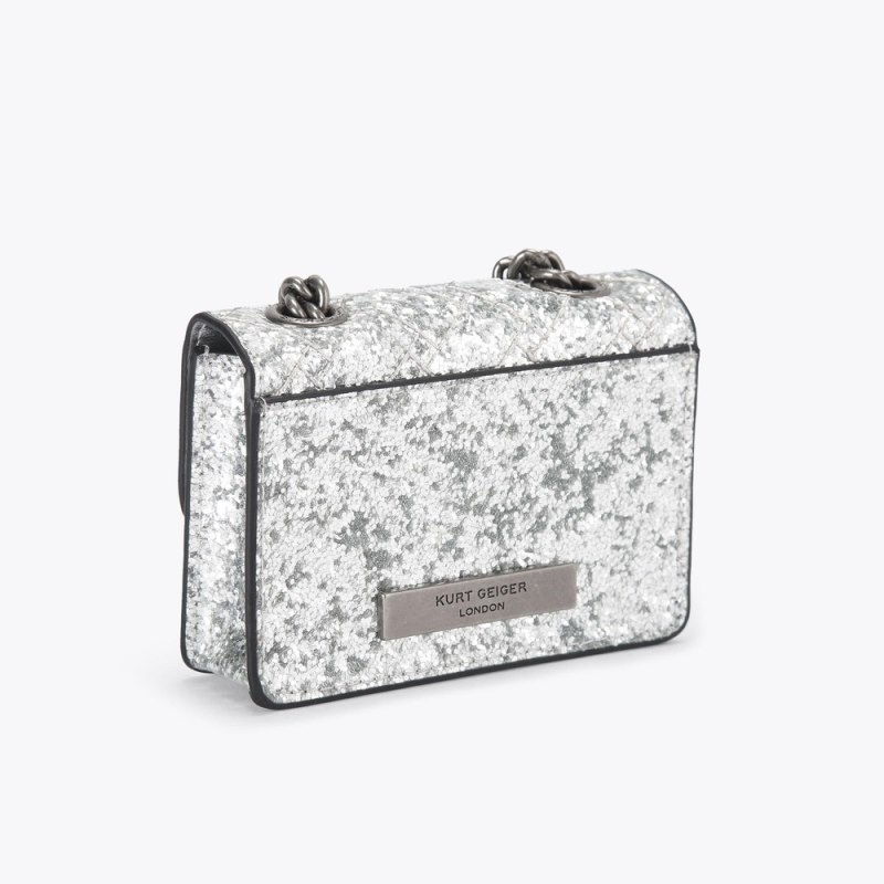 Kurt Geiger Micro Kensington Argintii | HOGQ2658
