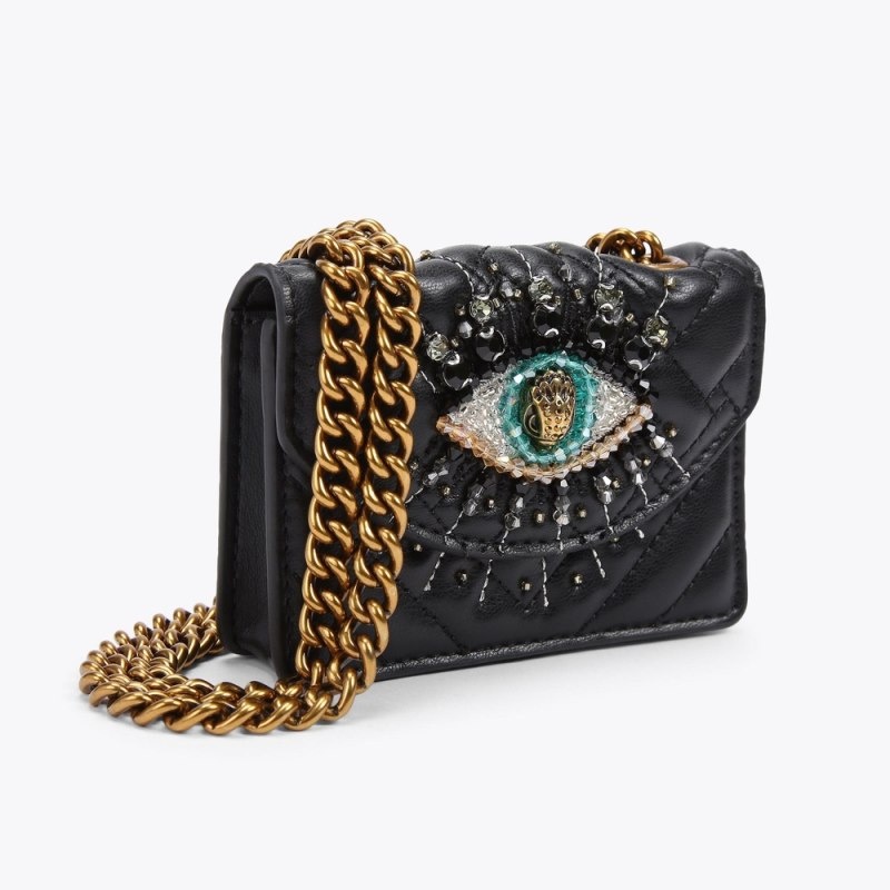 Kurt Geiger Micro Kensington Eye Negrii | OTYH8652