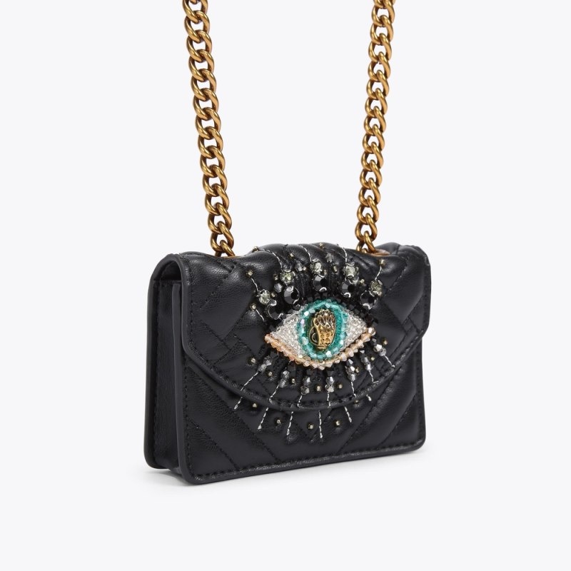 Kurt Geiger Micro Kensington Eye Negrii | OTYH8652
