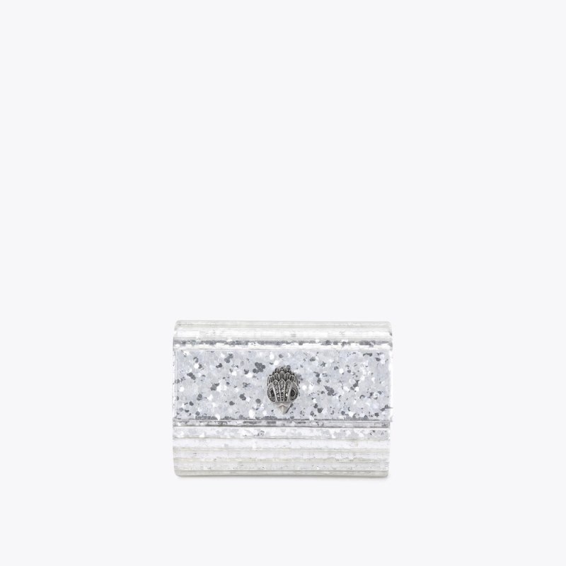 Kurt Geiger Micro Party Clutch Argintii | OXAH6486