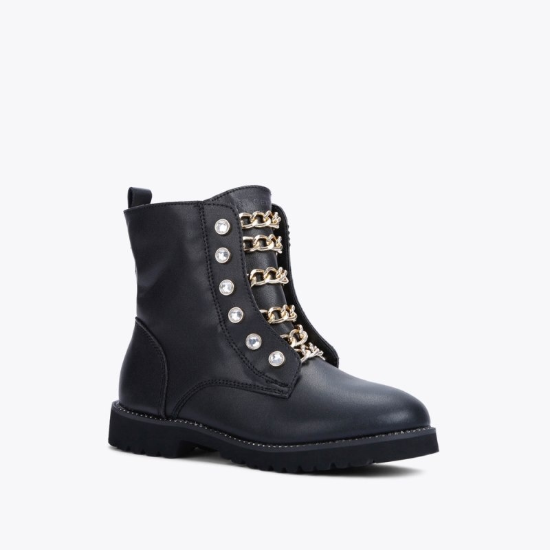 Kurt Geiger Mini Bax Boot Negrii | SWPI8113