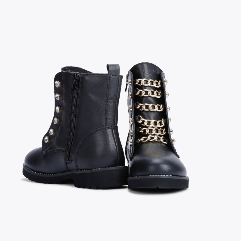 Kurt Geiger Mini Bax Boot Negrii | SWPI8113