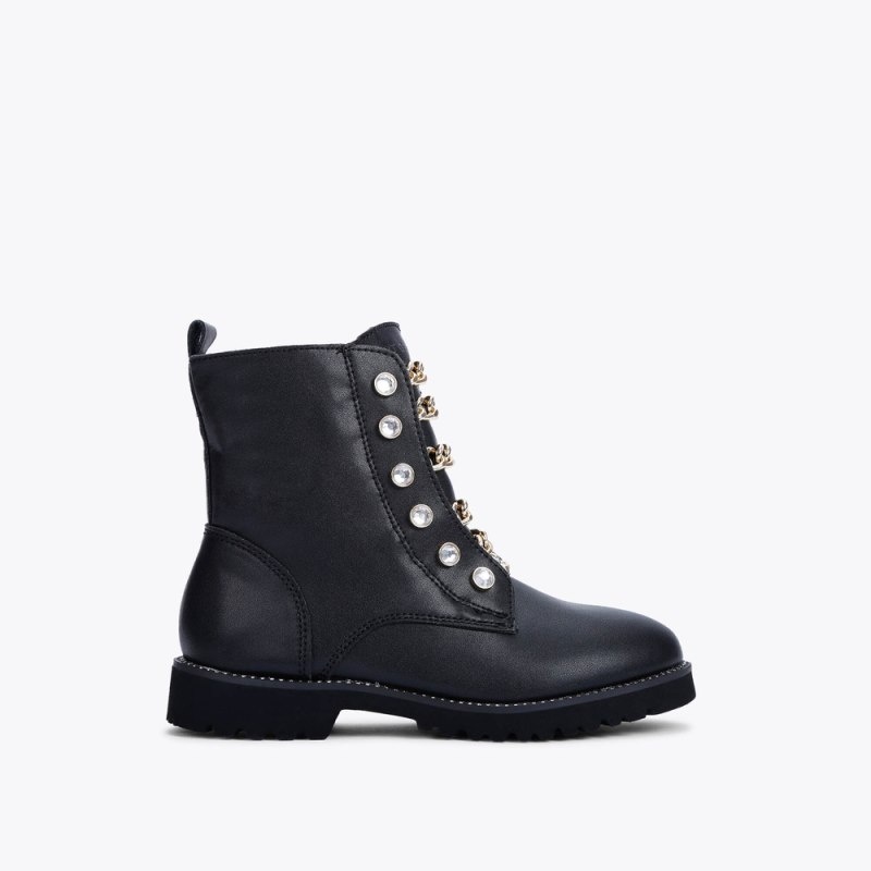 Kurt Geiger Mini Bax Boot Negrii | SWPI8113