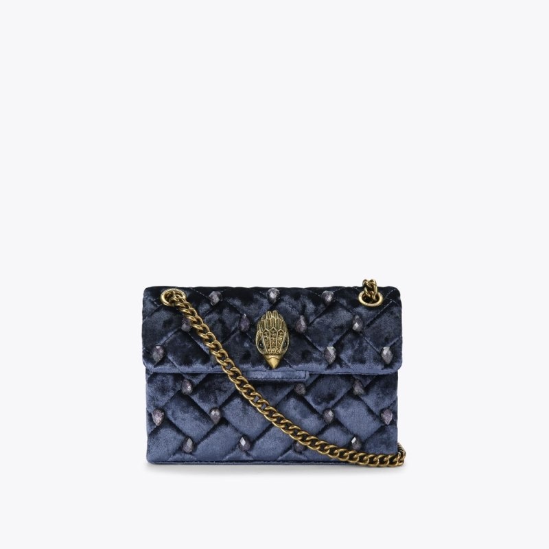 Kurt Geiger Mini Crystal Kensington Albastri Inchis | IQDD7050