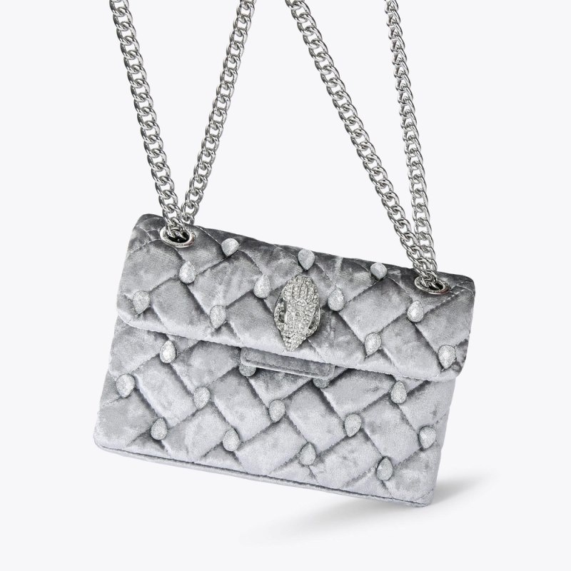 Kurt Geiger Mini Crystal Kensington Gri | REDP3277