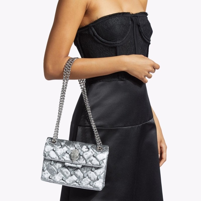 Kurt Geiger Mini Crystal Kensington Gri | BIOX9409