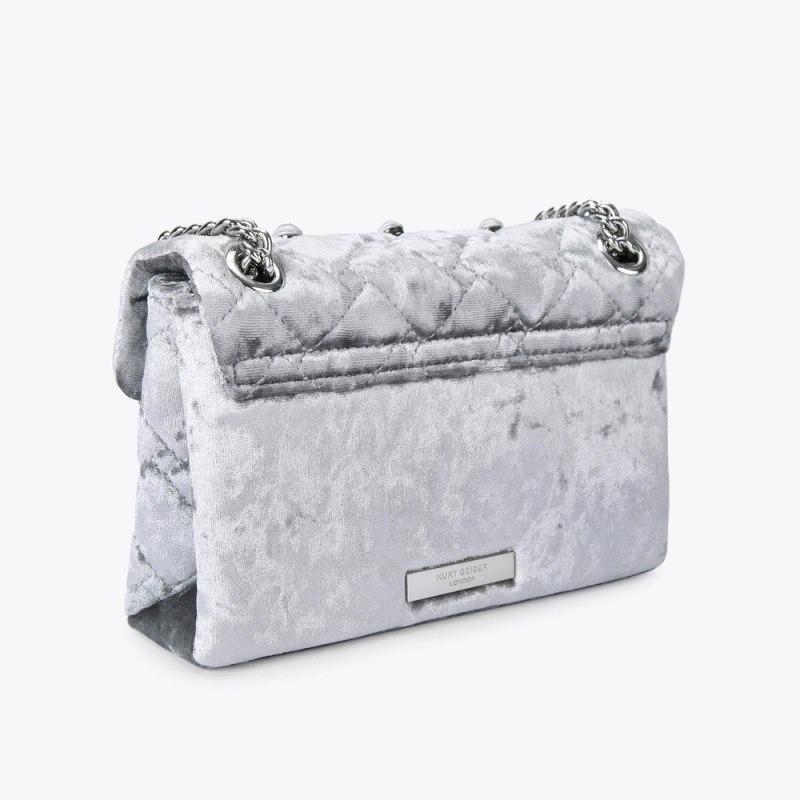 Kurt Geiger Mini Crystal Kensington Gri | BIOX9409