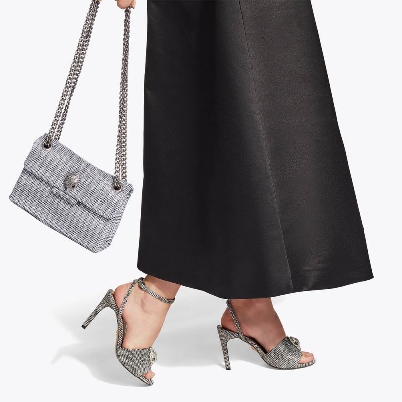 Kurt Geiger Mini Fabric Kensington Argintii | YFRL3104