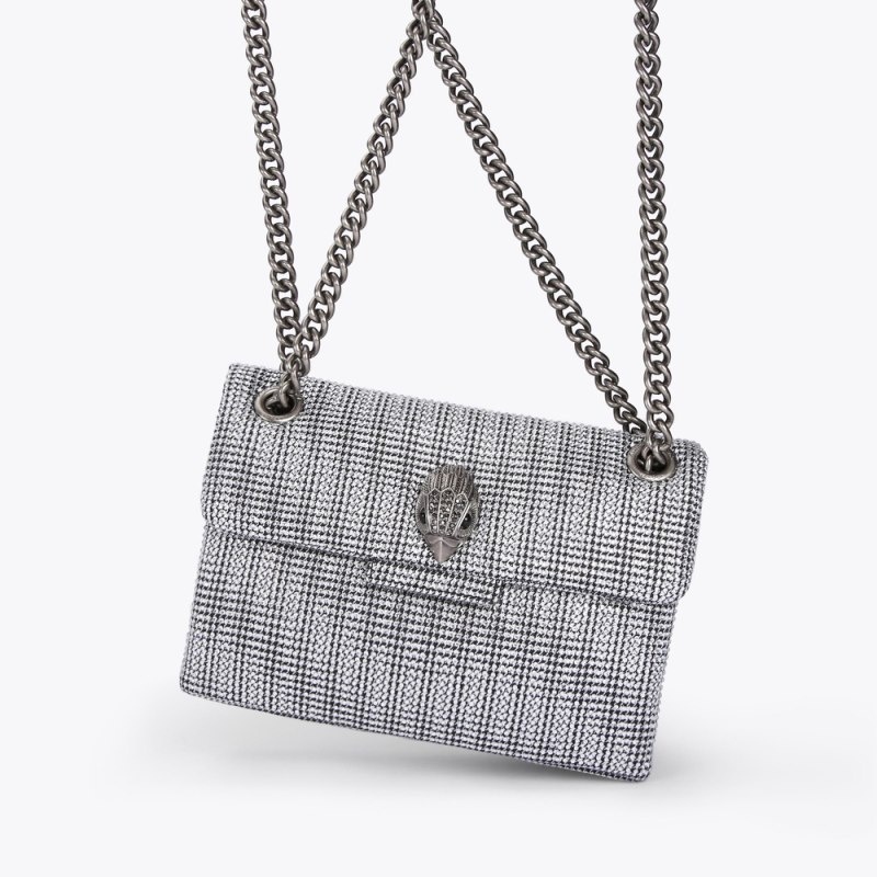 Kurt Geiger Mini Fabric Kensington Argintii | YFRL3104