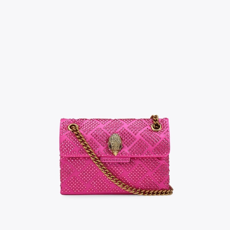 Kurt Geiger Mini Fabric Kensington Fushia | QQAD4207