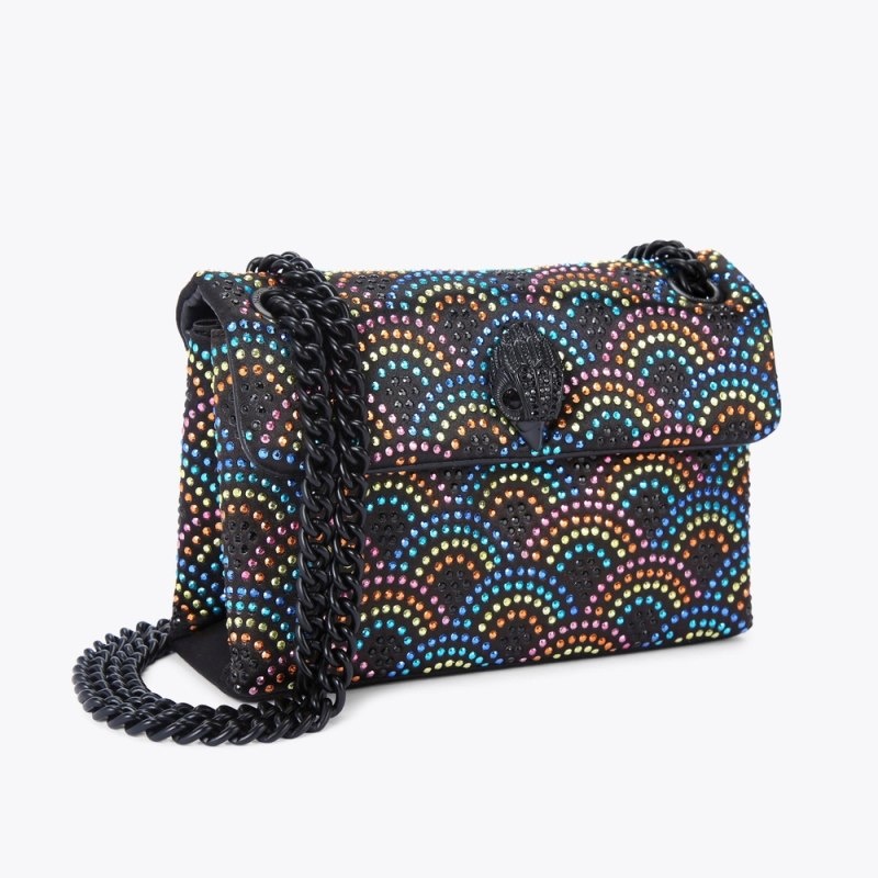 Kurt Geiger Mini Fabric Kensington Negrii | QFQL0360