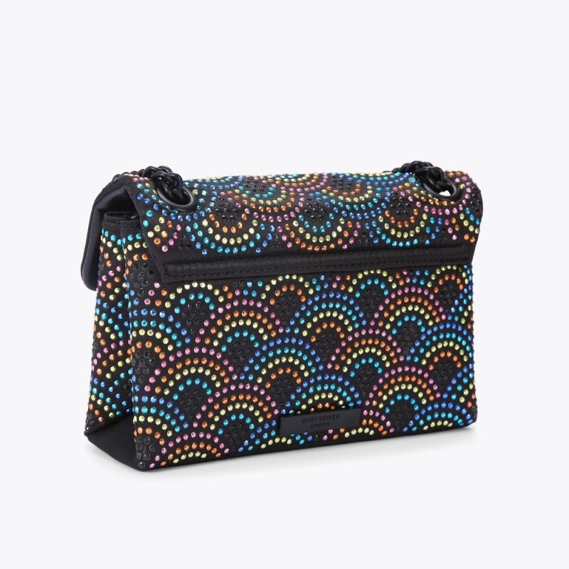 Kurt Geiger Mini Fabric Kensington Negrii | QFQL0360