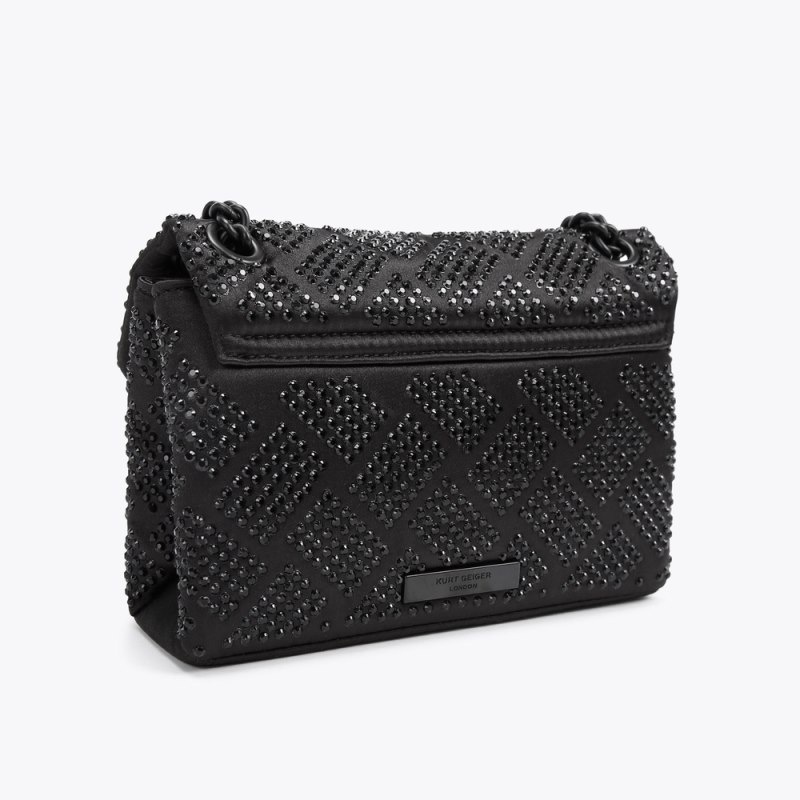 Kurt Geiger Mini Fabric Kensington Negrii | MLWR8891