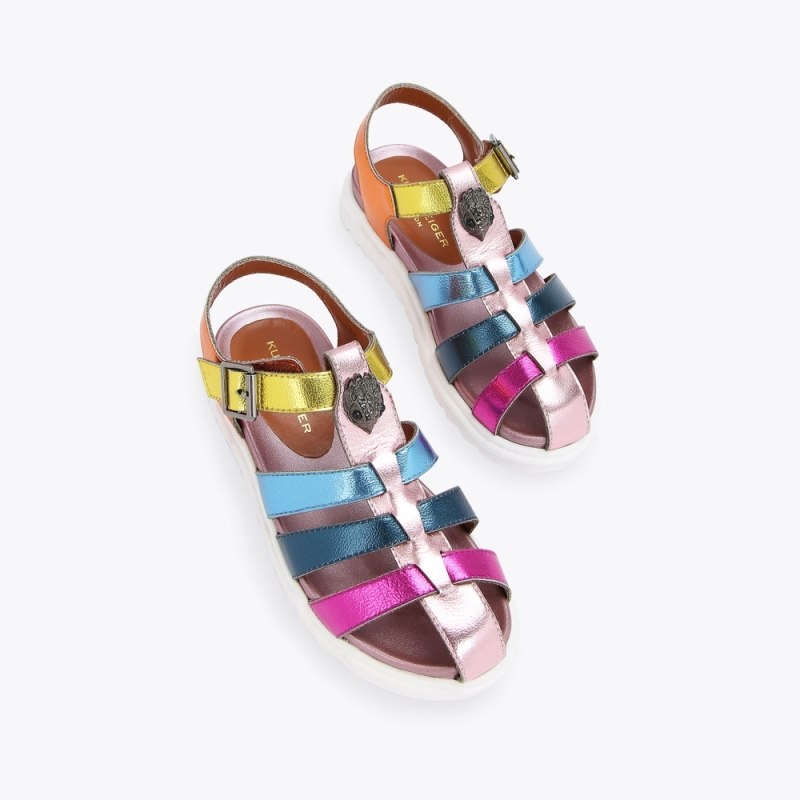 Kurt Geiger Mini Fisherman Sandal Colorati | ZZMQ0493