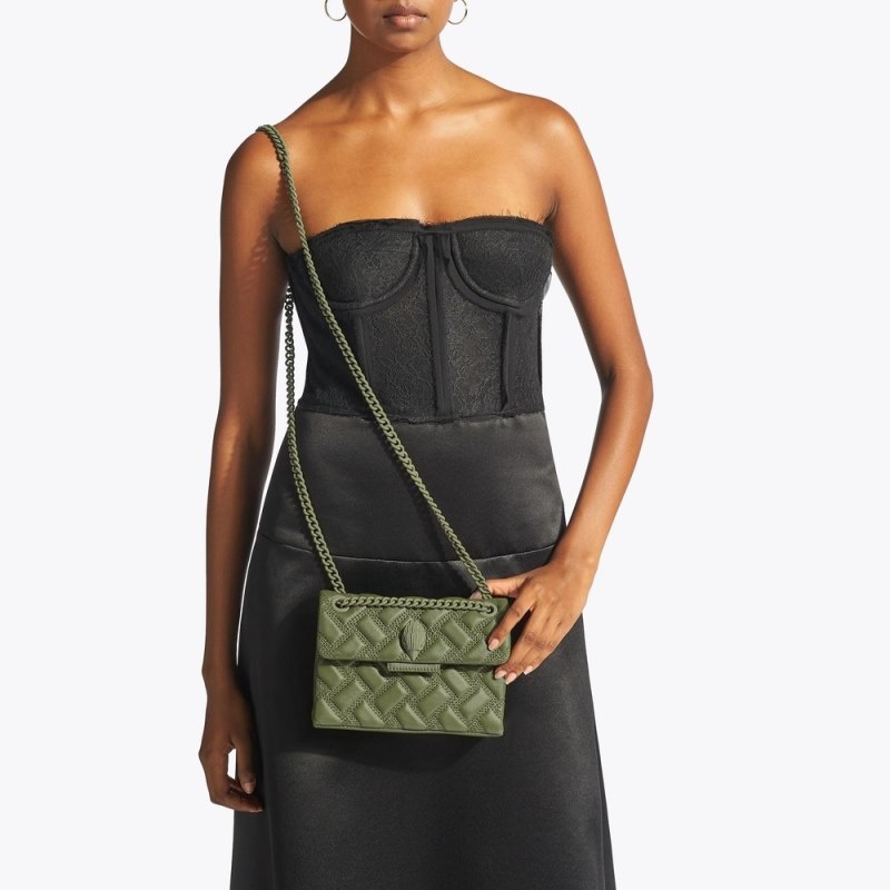 Kurt Geiger Mini Kensington Drench Kaki | XXCR2029