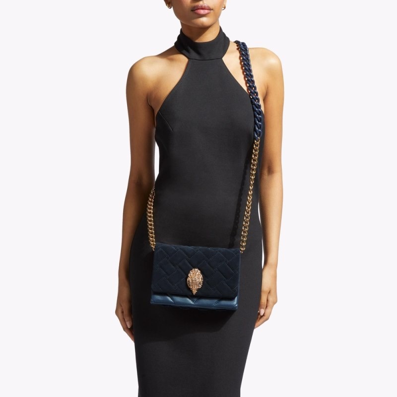 Kurt Geiger Mini Kensington Kurt Albastri Inchis | AWUF1757