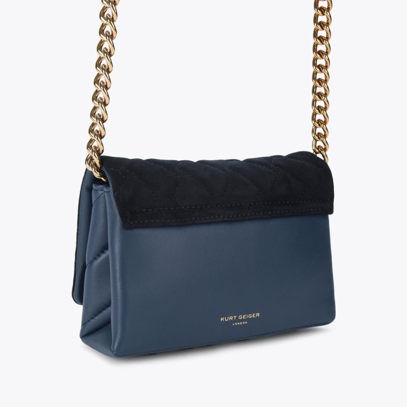 Kurt Geiger Mini Kensington Kurt Albastri Inchis | AWUF1757