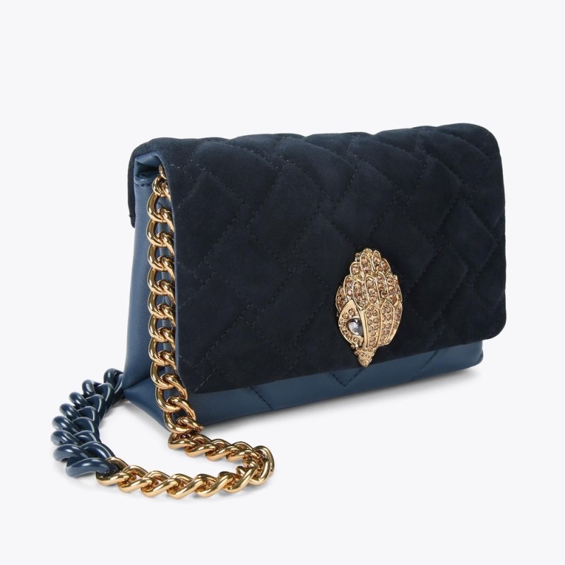 Kurt Geiger Mini Kensington Kurt Albastri Inchis | AWUF1757
