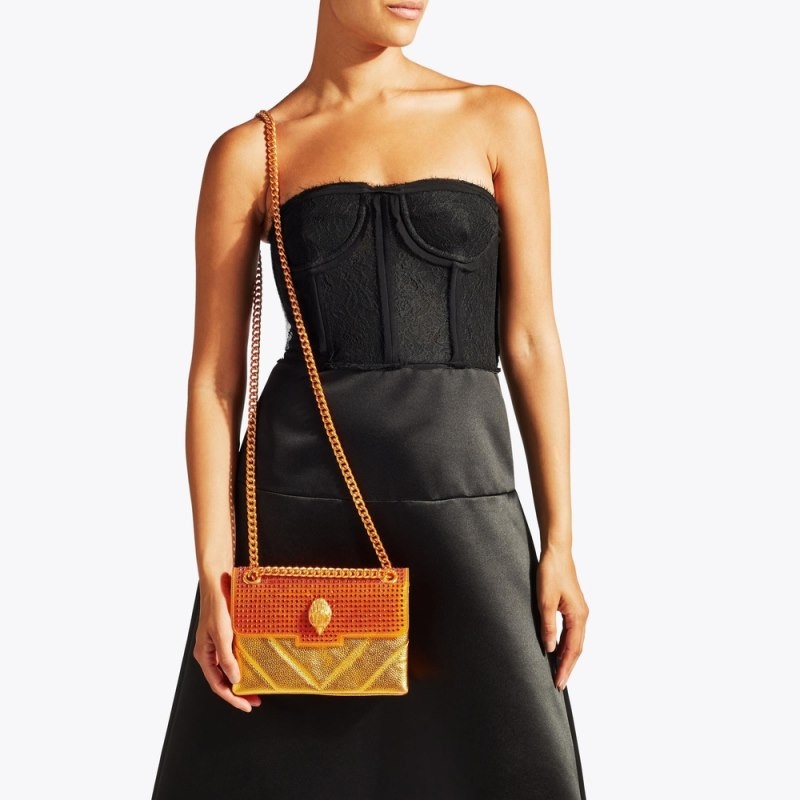 Kurt Geiger Mini Kensington Portocalii | KEZZ8390